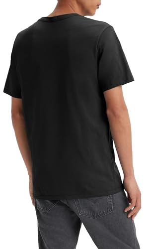 Levi's Ss Original Housemark Tee Camiseta, Stonewashed Black, M Hombre