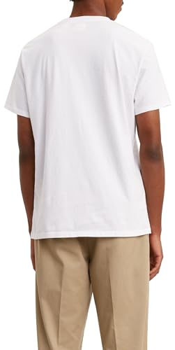 Levi's Ss Original Housemark Tee Camiseta, White, L Hombre