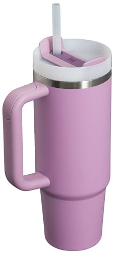 Stanley Quencher H2.0 FlowState Stainless Steel Vacuum Insulated Tumbler with Lid and Straw for Water, Iced Tea or Coffee, Smoothie and More, Lilac, 30oz