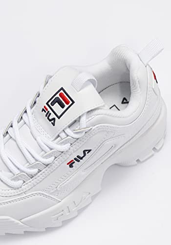 FILA Disruptor Kids, Zapatillas Unisex niños, Blanco, 34 EU