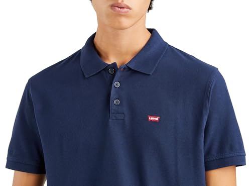 Levi's Housemark Polo Camiseta, Dress Blues D, L Hombre