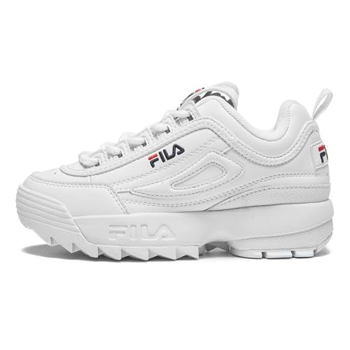 FILA Disruptor Kids, Zapatillas Unisex niños, Blanco, 34 EU