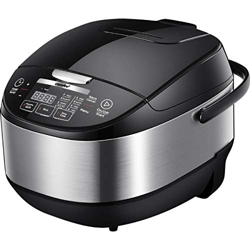 COMFEE' Rice Cooker, Japanese Large Rice Cooker with Fuzzy Logic Technology, 11 Presets, 10 Cup Uncooked/20 Cup Cooked, Auto Keep Warm, 24-Hr Delay Timer