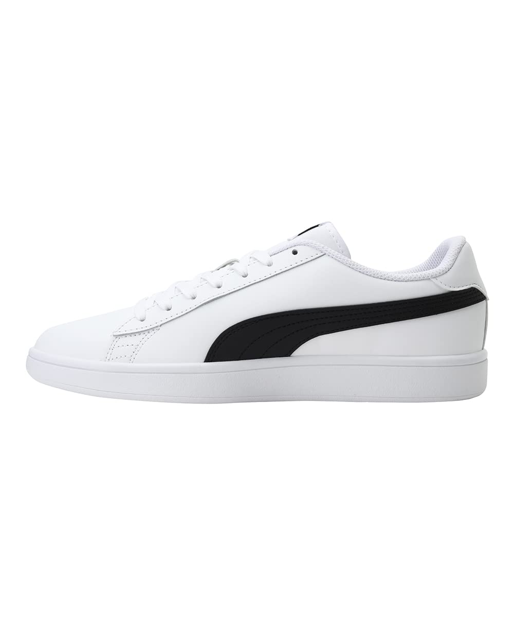 PUMA Smash V2 L, Zapatillas de Deporte Unisex adulto, Puma White-Puma Black, 43 EU