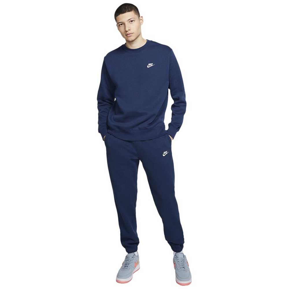 Nike Sportswear Club Fleece Pants, Midnight Navy/Midnight Navy/White, 2XL Men's