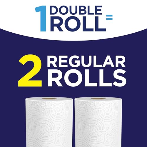 Sparkle Pick-A-Size Paper Towels, 24 Double Rolls = 48 Regular Rolls, Everyday Value Paper Towel with Full and Half Sheets