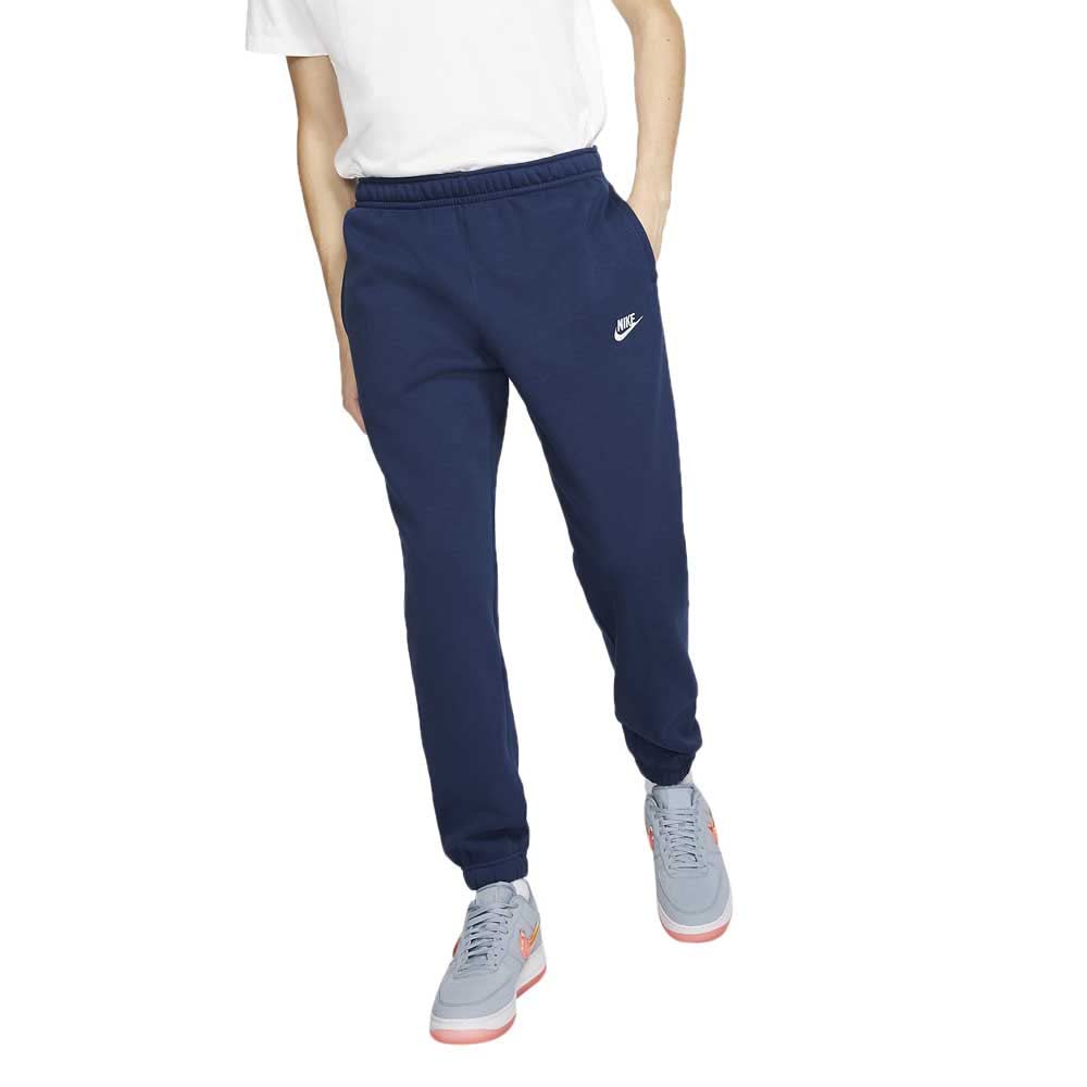 Nike Sportswear Club Fleece Pants, Midnight Navy/Midnight Navy/White, 2XL Men's