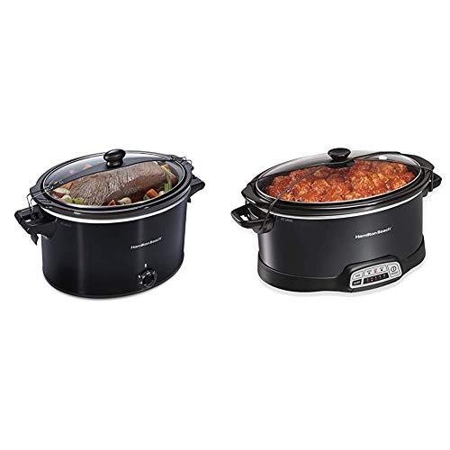 Hamilton Beach 10 Quart Slow Cooker + 7 Quart Programmable Slow Cooker