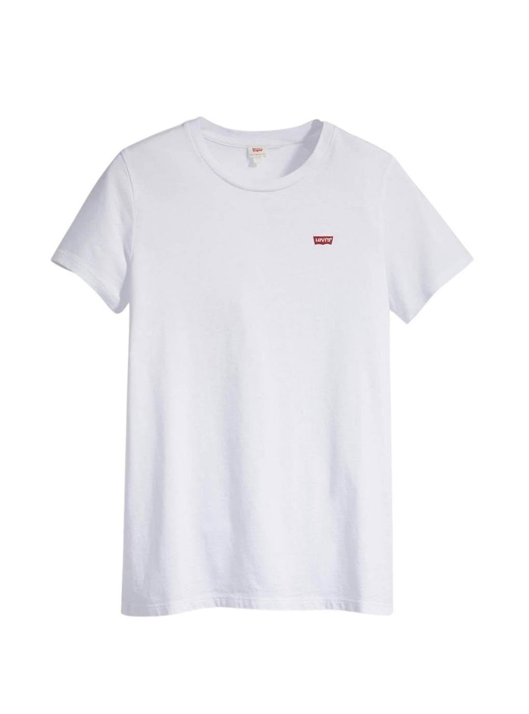 Levi's Perfect Tee, T-Shirt para Mujer, Blanco, M