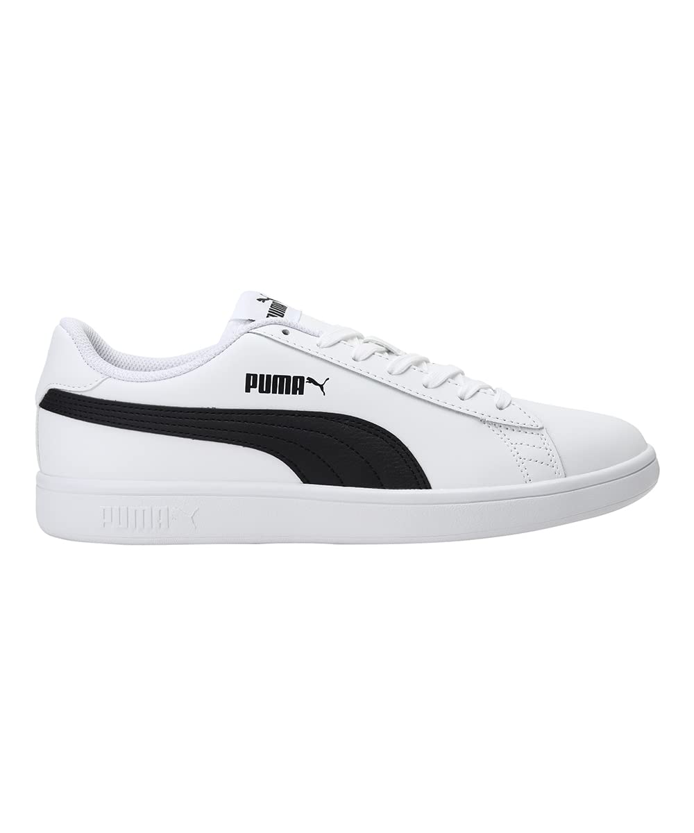 PUMA Smash V2 L, Zapatillas de Deporte Unisex adulto, Puma White-Puma Black, 43 EU