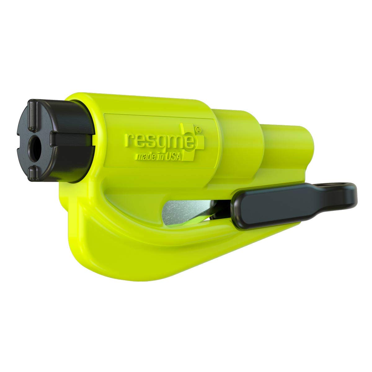 Resqme GBO-RQMTWIN-YELLOWFLUO Herramienta Rompecristales, Amarillo Fluorescente, 1 Unidad