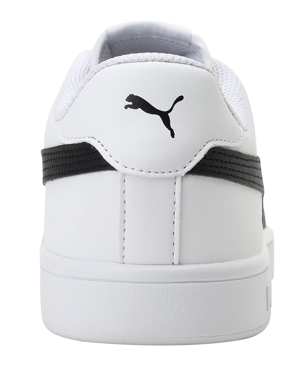 PUMA Smash V2 L, Zapatillas de Deporte Unisex adulto, Puma White-Puma Black, 43 EU