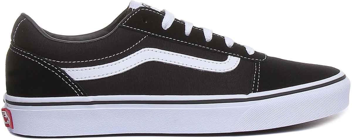 Vans Ward, Zapatillas para Unisex niños, (SUEDE/CANVAS) BLACK/WHITE, 38 EU