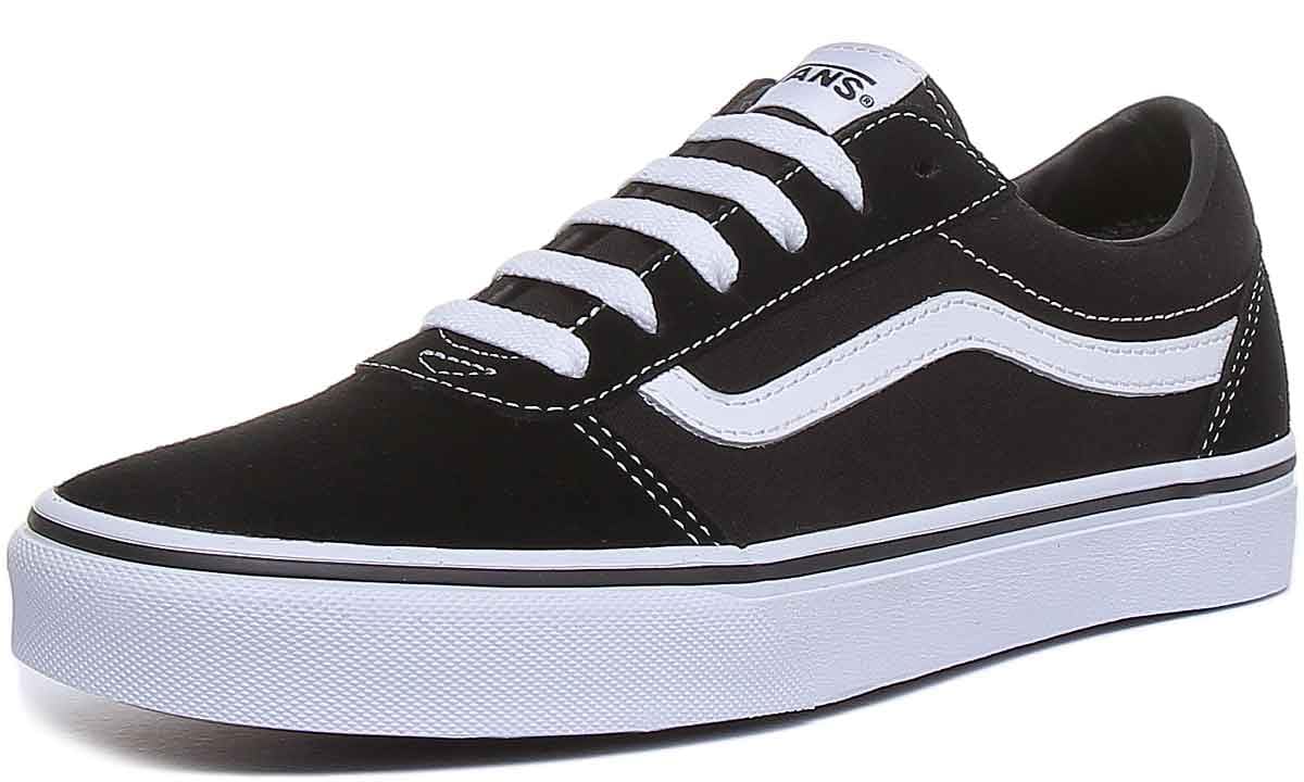 Vans Ward, Zapatillas para Unisex niños, (SUEDE/CANVAS) BLACK/WHITE, 38 EU