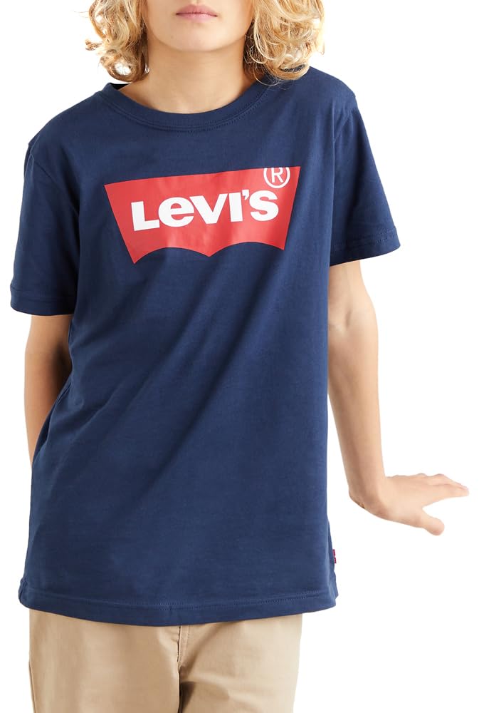 Levi's Lvb Batwing Tee Camiseta, Dress Blues, 12 años Niños