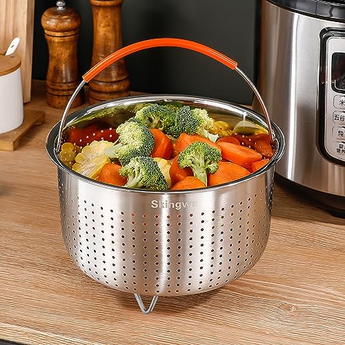 Steamer Basket for Instant Pot, Vegetable Steamer Basket Stainless Steel Steamer Basket Insert for Pots (3qt)