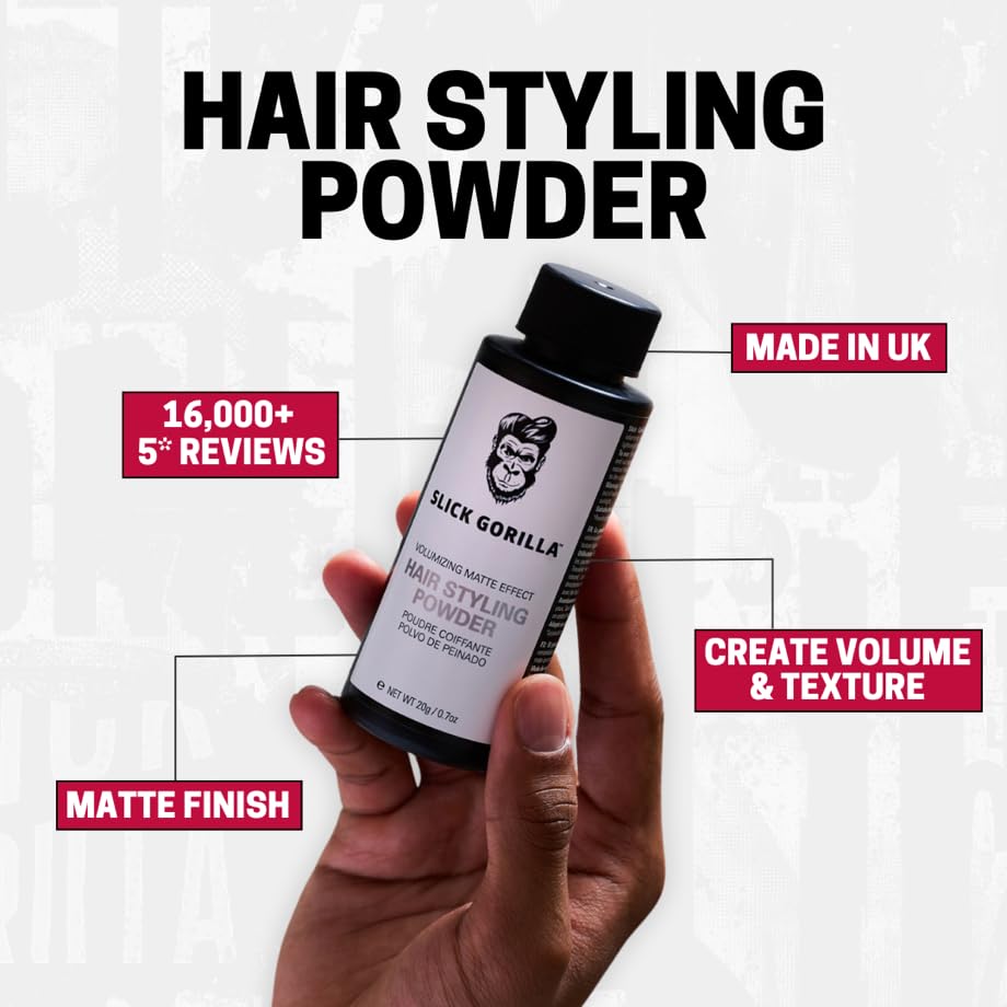 Slick Gorilla Hair Styling Powder 20g Polvo de peinado