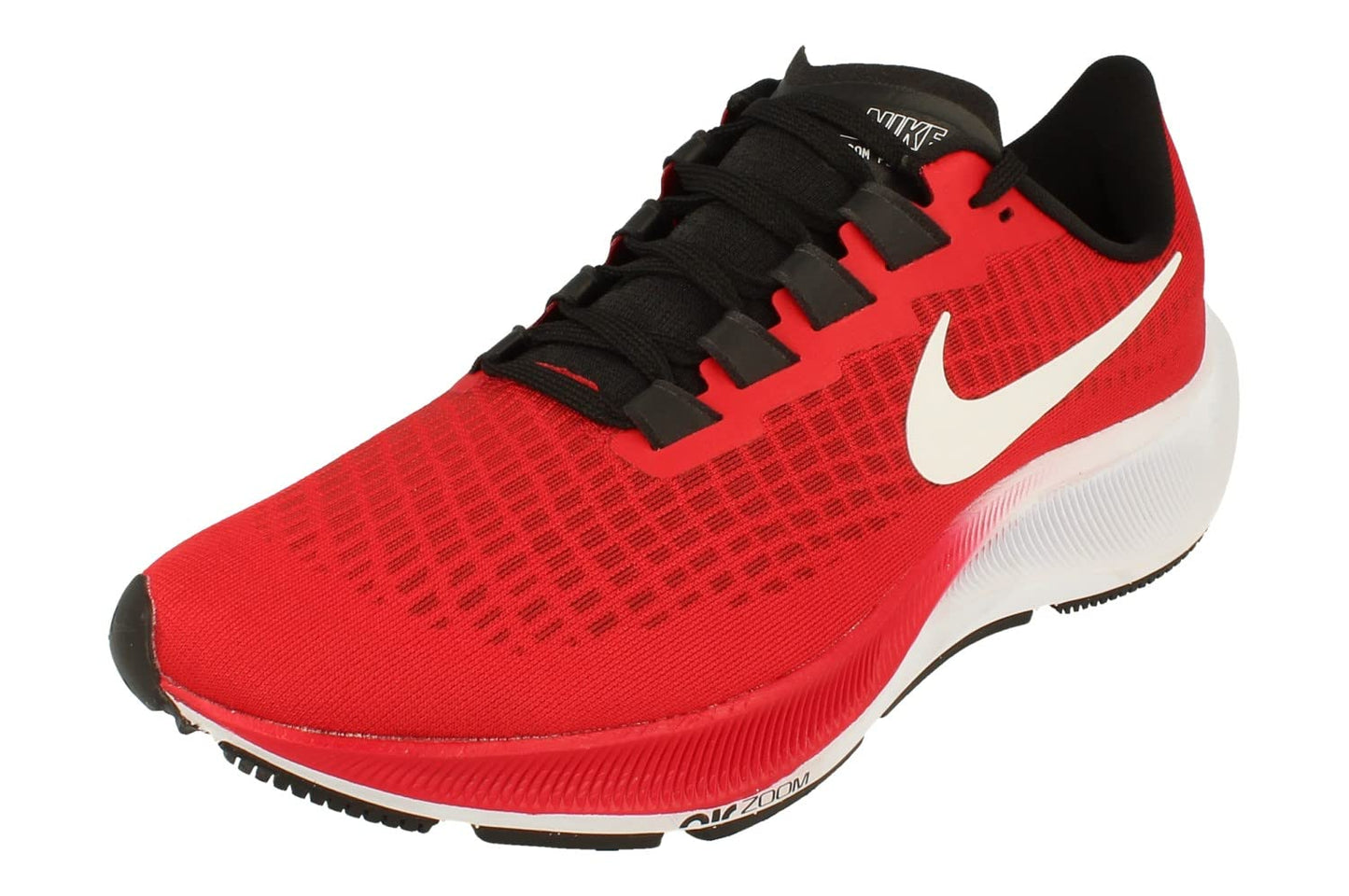 NIKE Air Zoom Pegasus 37 Hombre Running Trainers BQ9646 Sneakers Zapatos (UK 8 US 9 EU 42.5, University Red White Black 600)