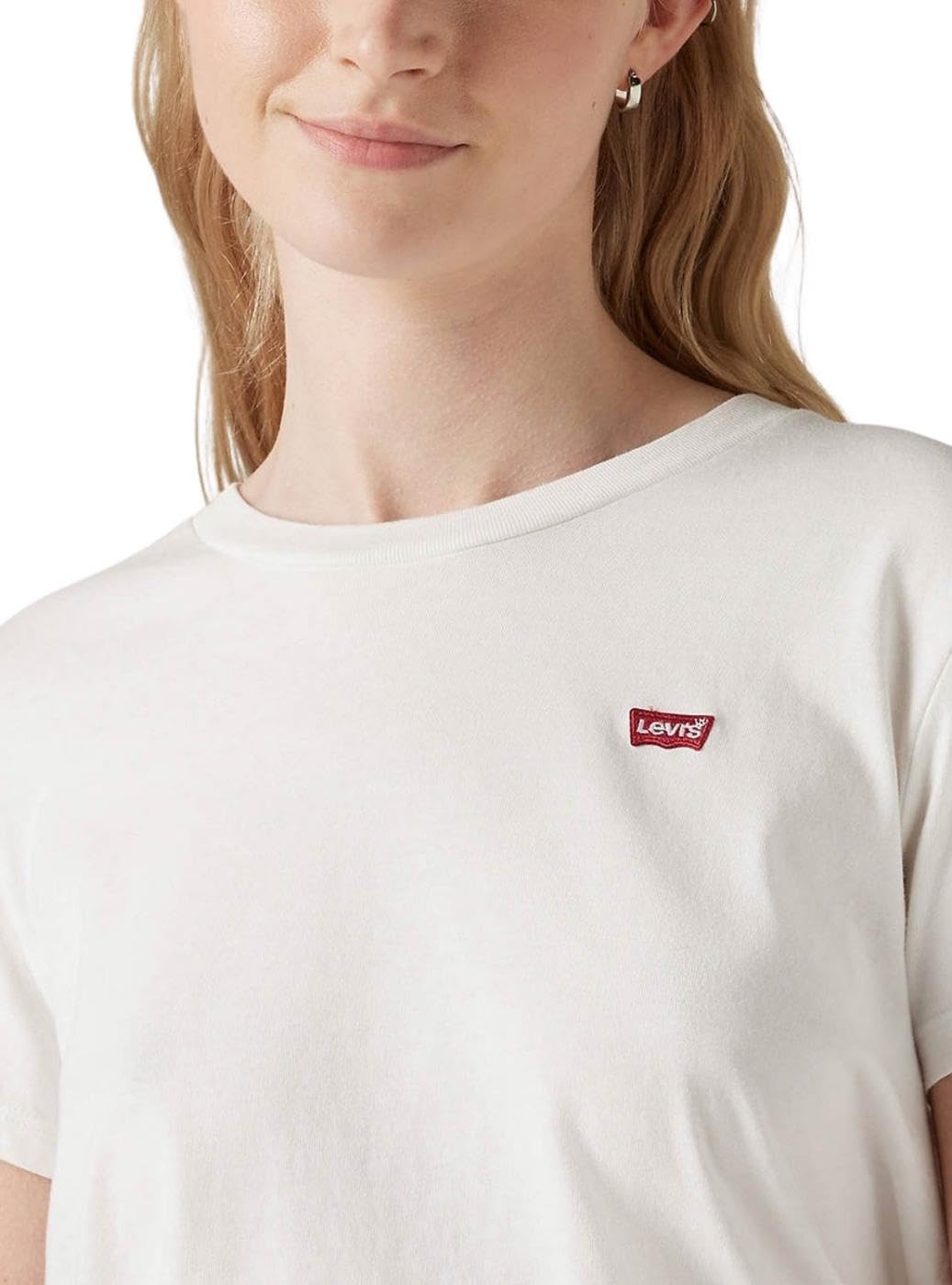 Levi's Perfect Tee, T-Shirt para Mujer, Blanco, M