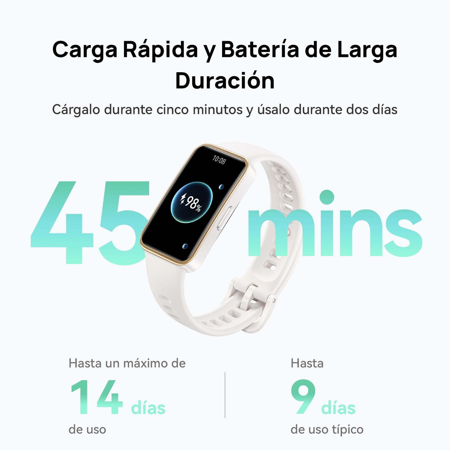 HUAWEI Band 9, 1.47”AMOLED,Larga Duración de 2 semanas, Ajuste de Brillo automático, Mayor precisión de medición,Altamente Compatible,100 Modos de Entrenamiento Diferentes,Negro