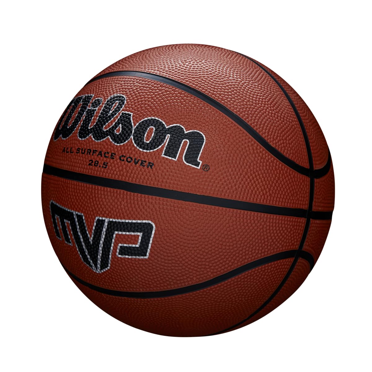 Wilson Wtb1419xb07 Pelota de Baloncesto MVP Caucho Interior y Exterior, Unisex Adulto, Naranja, 7