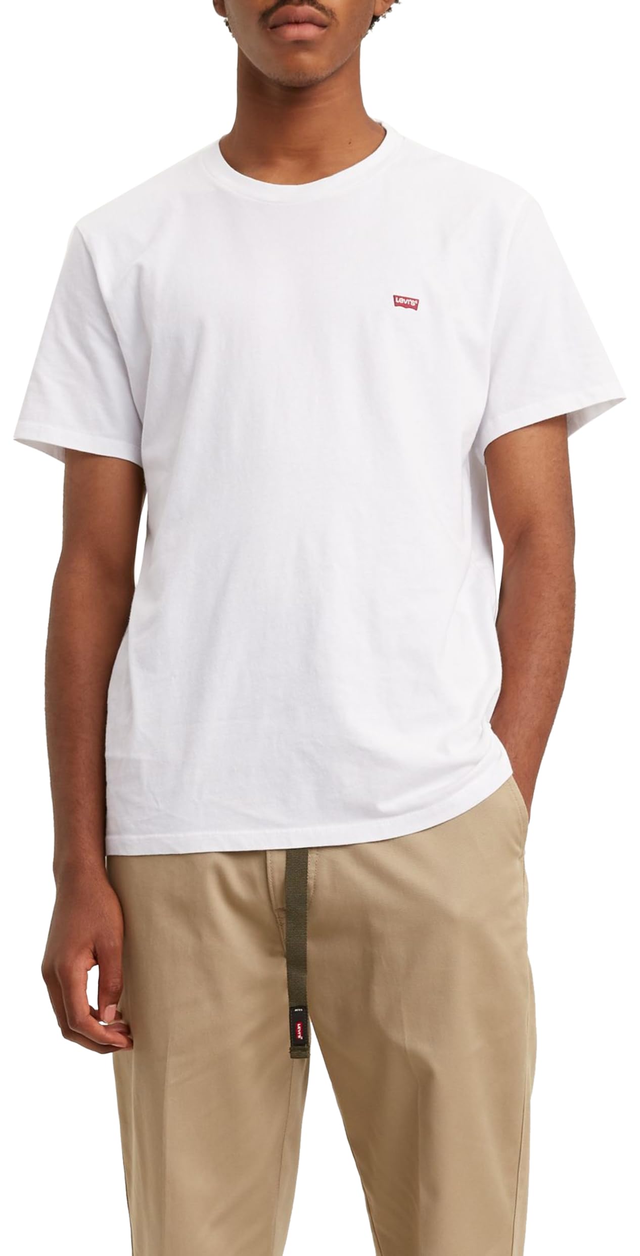 Levi's Ss Original Housemark Tee Camiseta, White, L Hombre