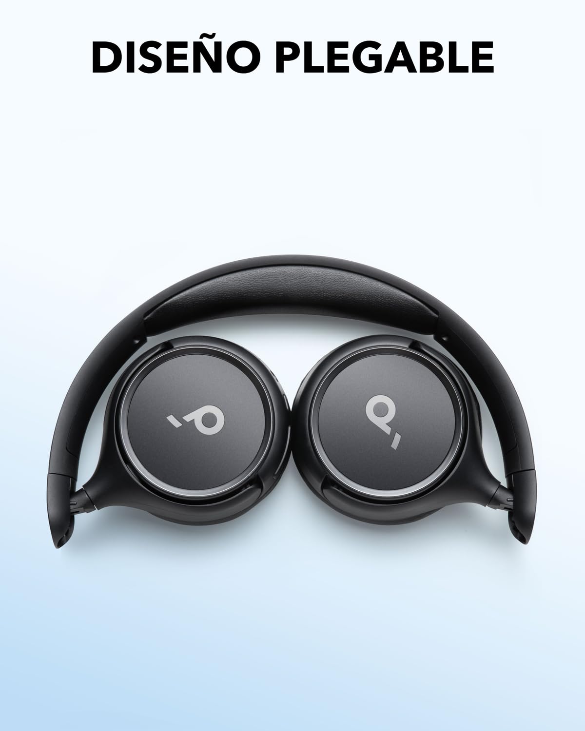 Soundcore Auriculares Inalámbricos Bluetooth Diadema H30i, Diseño Plegable, Graves Puros, 60H de Reproducción, Bluetooth 5.3, Ligeros y Cómodos, Conectividad de App, Conexión Multipunto