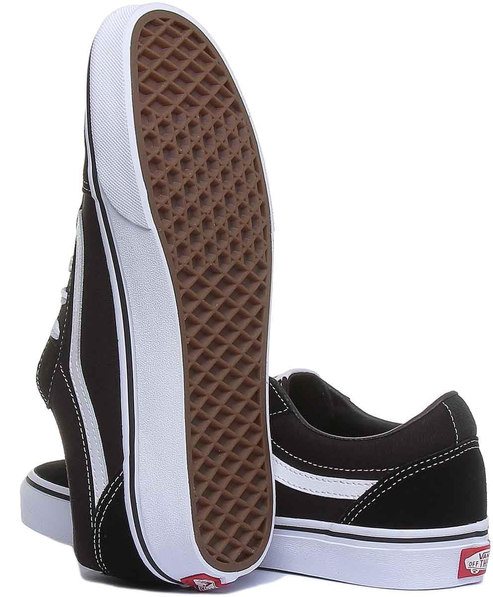 Vans Ward, Zapatillas para Unisex niños, (SUEDE/CANVAS) BLACK/WHITE, 38 EU