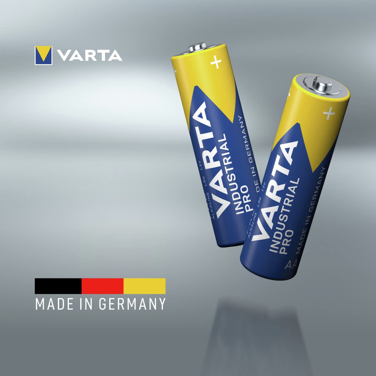 VARTA Pilas AA, paquete de 40, Industrial Pro, Baterías Alcalinas, 1,5V, paquete de almacenamiento de embalaje ecológico, Made in Germany [Exclusivo en Amazon]