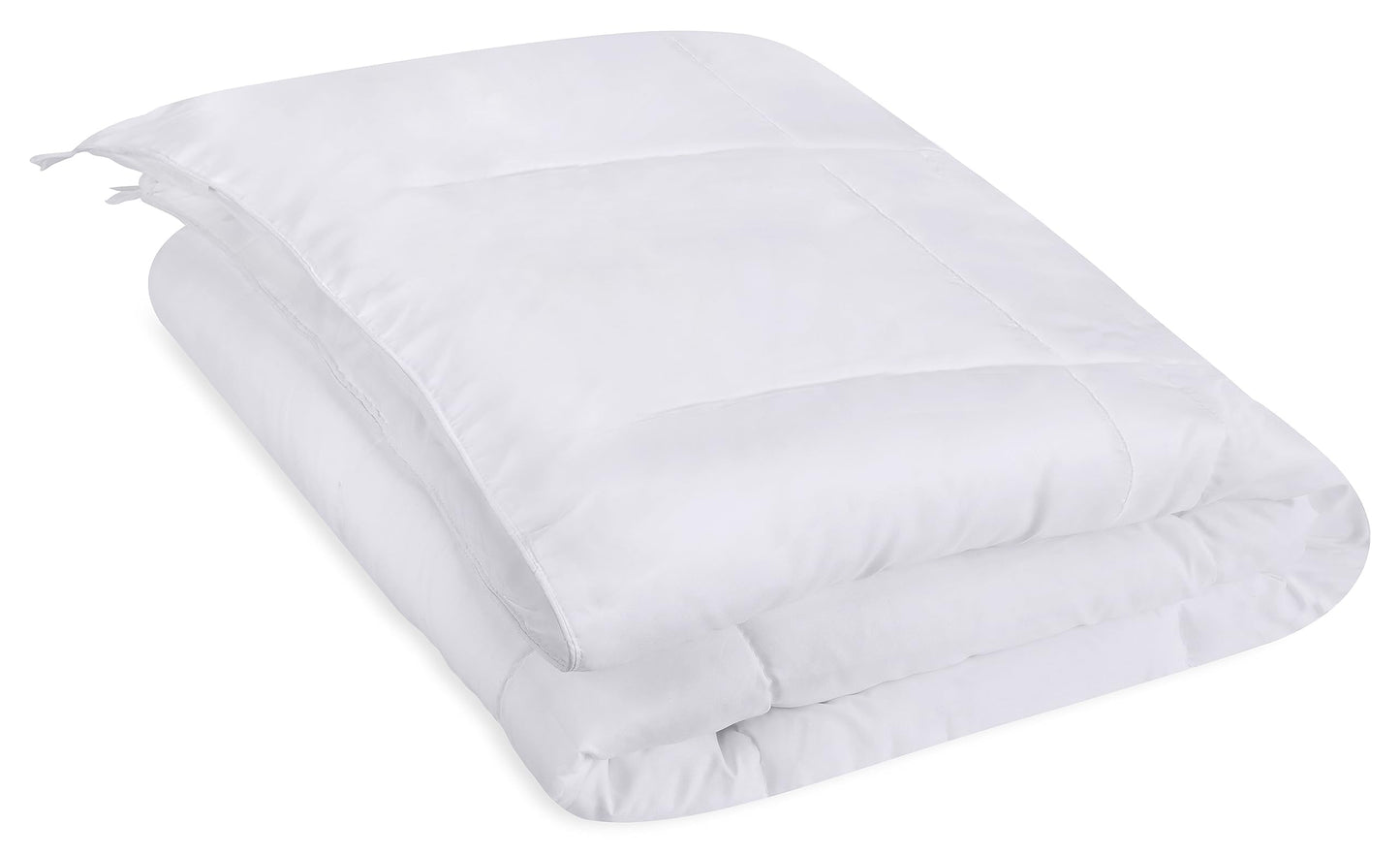 Utopia Bedding Edredón Acolchado 220x240 cm, Edredon Cama 135/150, Verano Relleno Nórdico 200 gr/m² en 100% Suave Microfibra (Blanco)