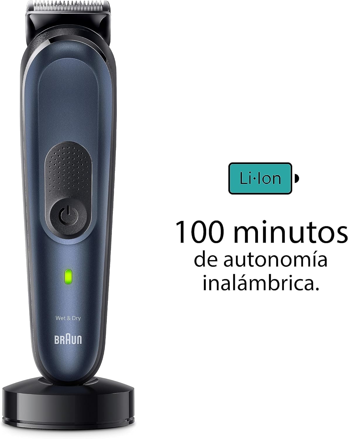 Braun Recortadora de Barba Series 7 Máquina Cortar Pelo, Máquina de afeitar, Cortapelos Hombre Kit 10 en 1 Para Barba, Pelos, Depilación Masculina, MGK7410,