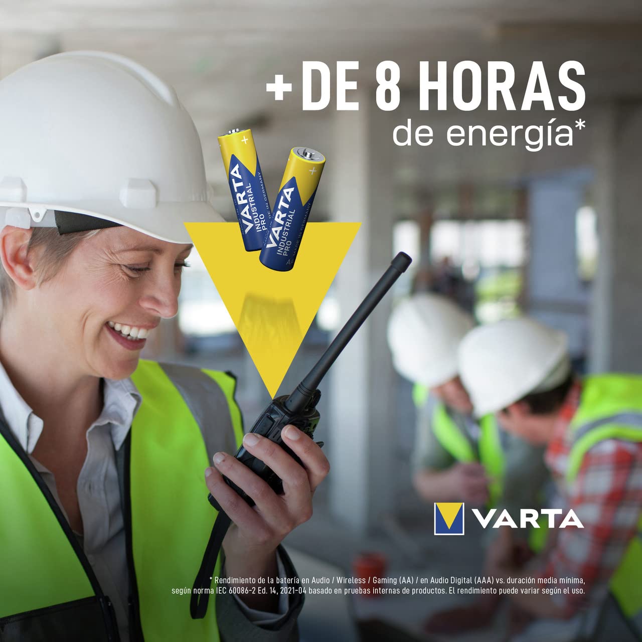 VARTA Pilas AA, paquete de 40, Industrial Pro, Baterías Alcalinas, 1,5V, paquete de almacenamiento de embalaje ecológico, Made in Germany [Exclusivo en Amazon]