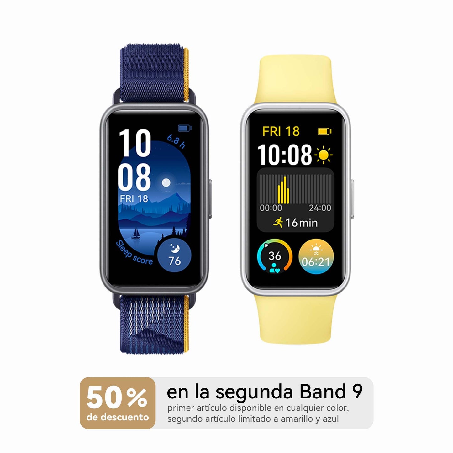 HUAWEI Band 9, 1.47”AMOLED,Larga Duración de 2 semanas, Ajuste de Brillo automático, Mayor precisión de medición,Altamente Compatible,100 Modos de Entrenamiento Diferentes,Negro