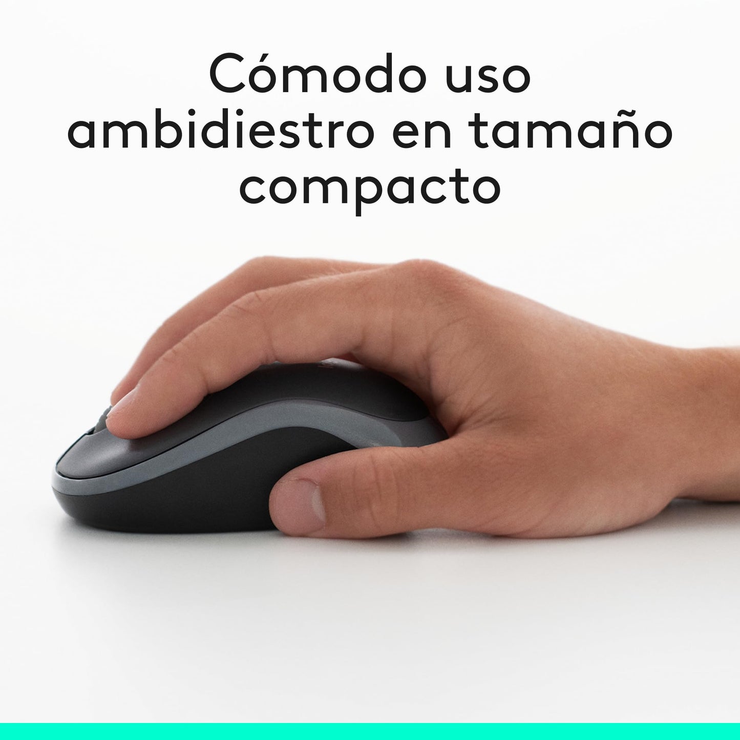 Logitech MK270 Combo Teclado y Ratón Inalámbrico para Windows, 2,4GHz Inalámbrico, Ratón Compacto, 8 teclas multimedia y de acceso directo, 2 años de batería, PC, PC Portátil, QWERTY Español - Negro