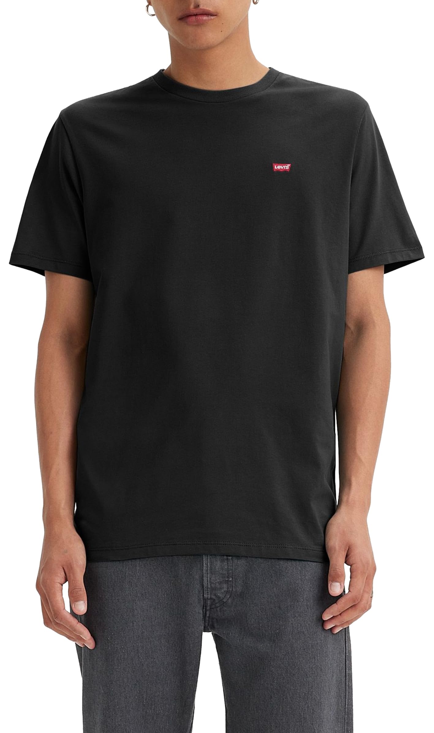 Levi's Ss Original Housemark Tee Camiseta, Stonewashed Black, M Hombre