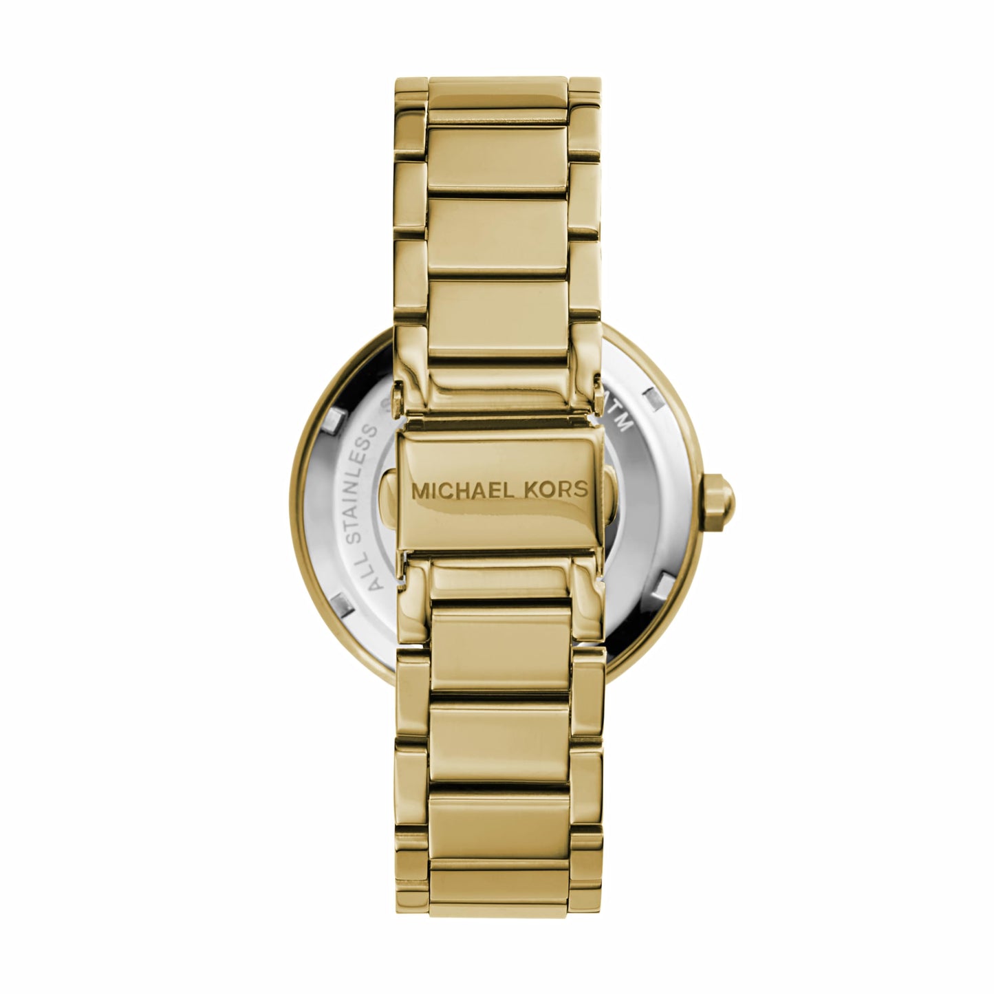 Michael Kors Parker Three-Hand Gold-Tone Stainless Steel Women's Watch (Model: MK5784)