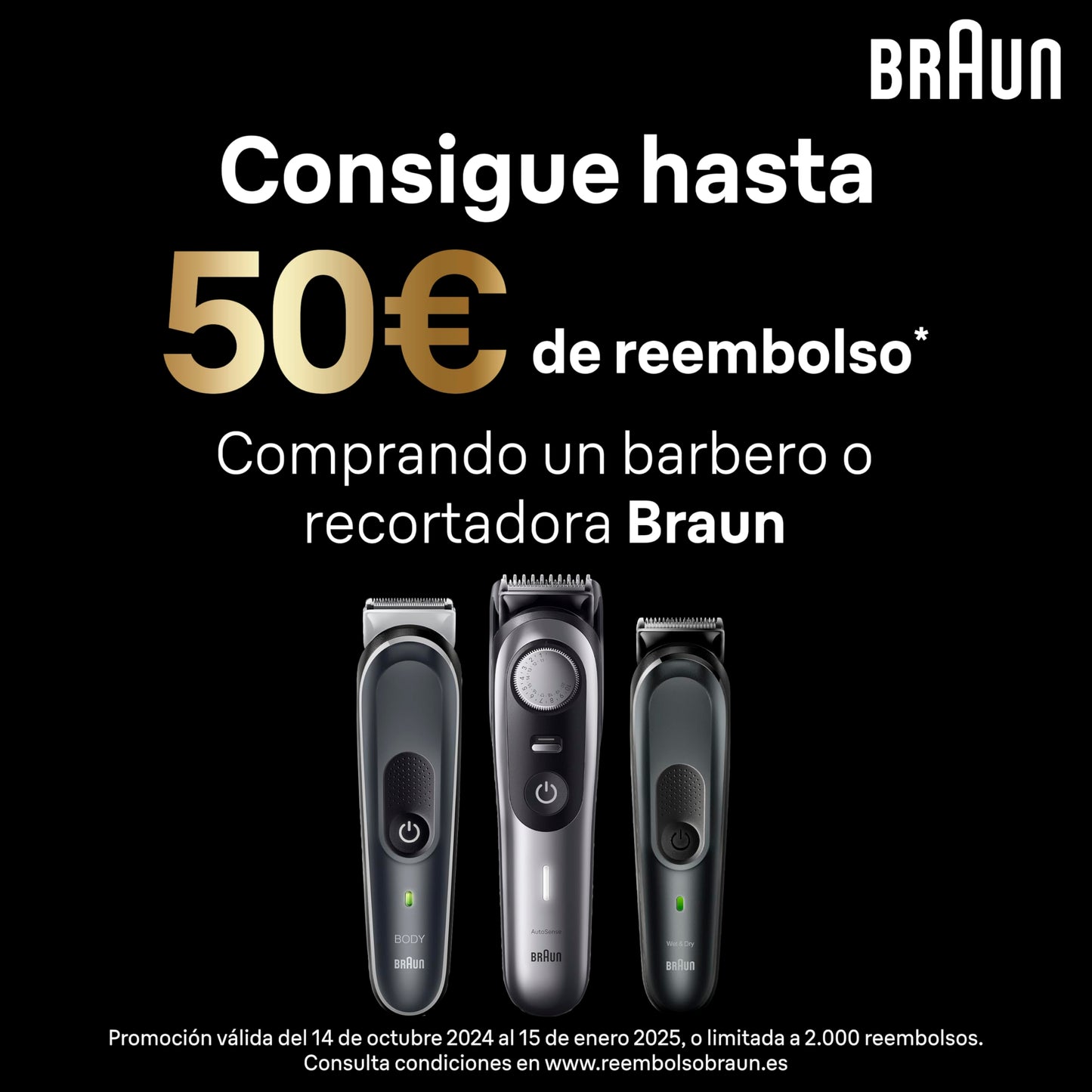 Braun Recortadora de Barba Series 3 Máquina Cortar Pelo, Máquina de afeitar, Cortapelos Hombre Kit 6 En 1 Para Barba, MGK3420