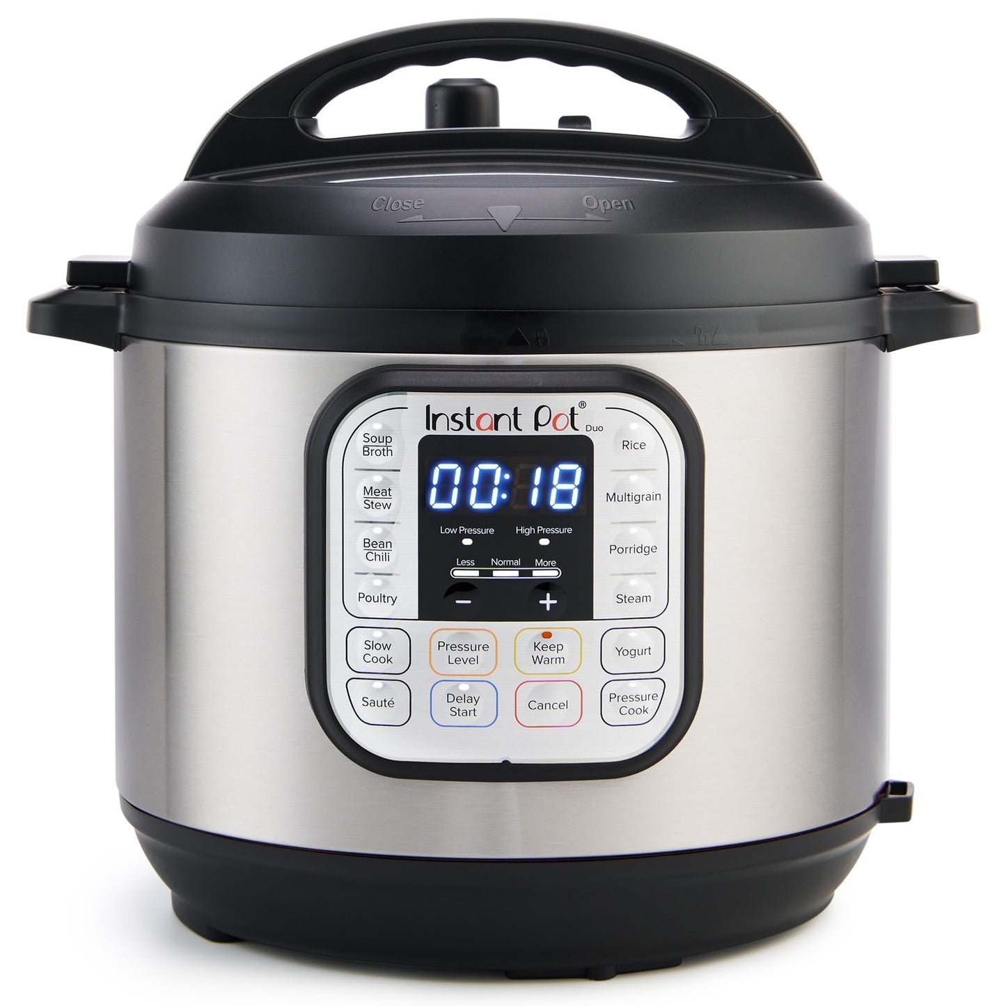 Instant Pot Duo 7-in-1 Electric Pressure Cooker, Slow Cooker, Rice Cooker, Steamer, Sauté, Yogurt Maker, Warmer & Sterilizer, Includes App With Over 800 Recipes, Stainless Steel, 6 Quart