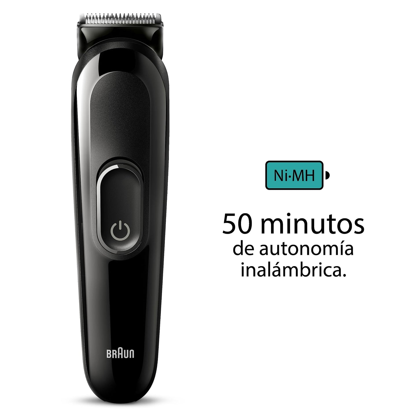 Braun Recortadora de Barba Series 3 Máquina Cortar Pelo, Máquina de afeitar, Cortapelos Hombre Kit 6 En 1 Para Barba, MGK3420