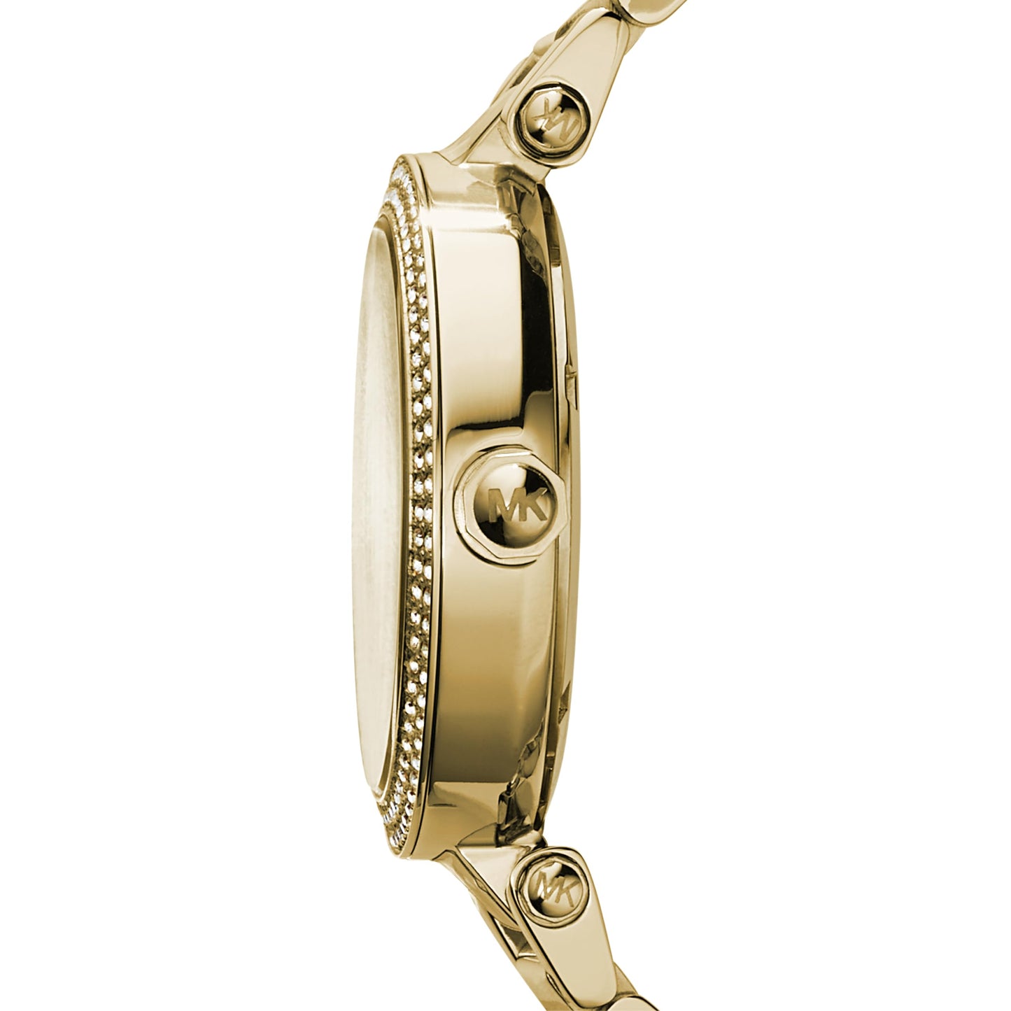 Michael Kors Parker Three-Hand Gold-Tone Stainless Steel Women's Watch (Model: MK5784)