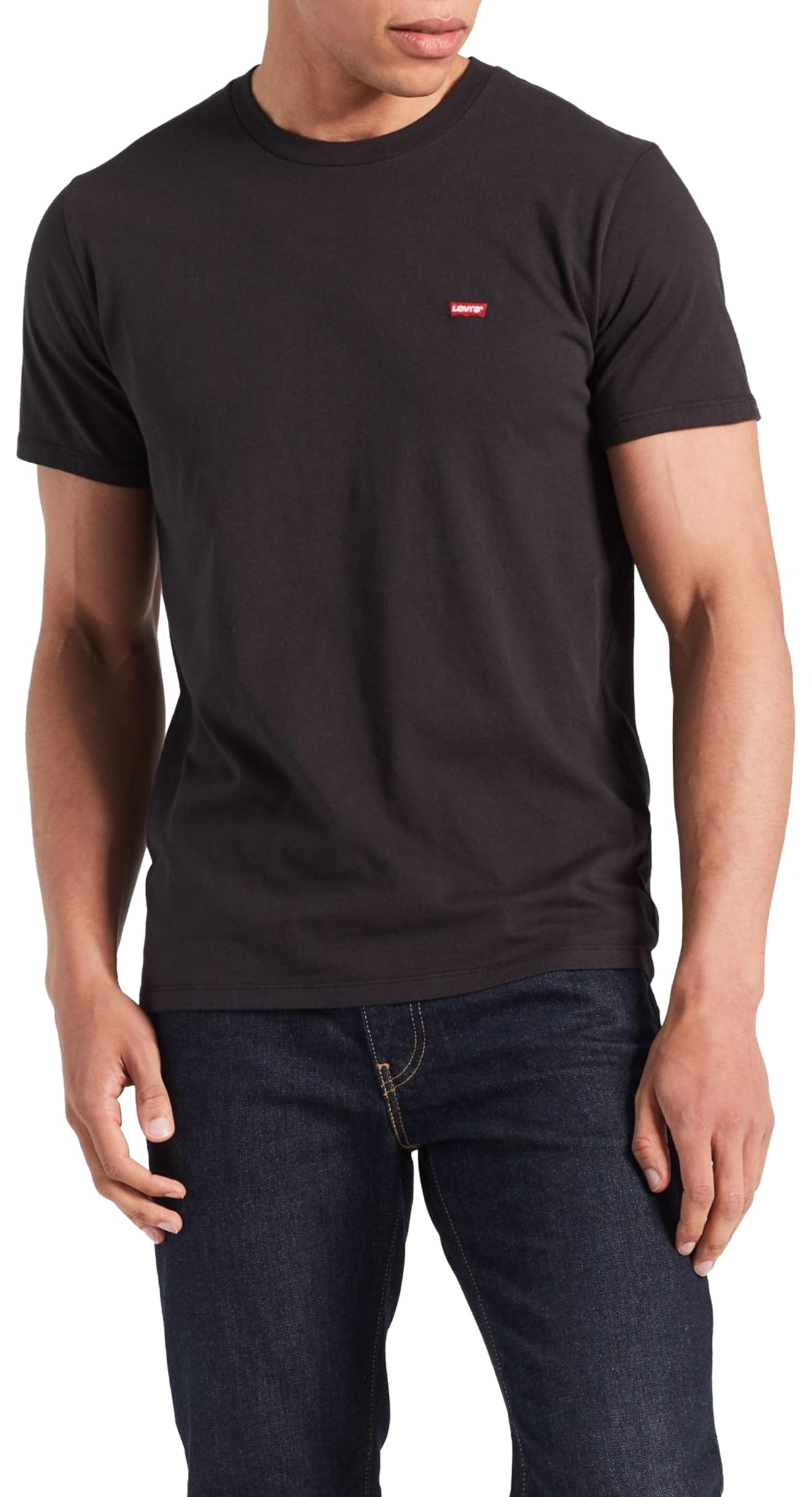 Levi's Ss Original Housemark Tee Camiseta, Stonewashed Black, M Hombre