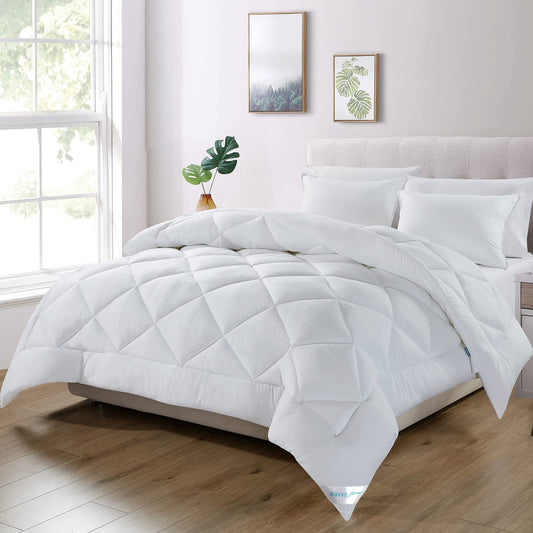 WAVVE Edredón Relleno Nórdico 220x240 cm para Cama 135/150 / 160, Edredón de Fibra 300gr/m², Ligero, Suave, Transpirable para Otoño e Invierno (240x220 cm)