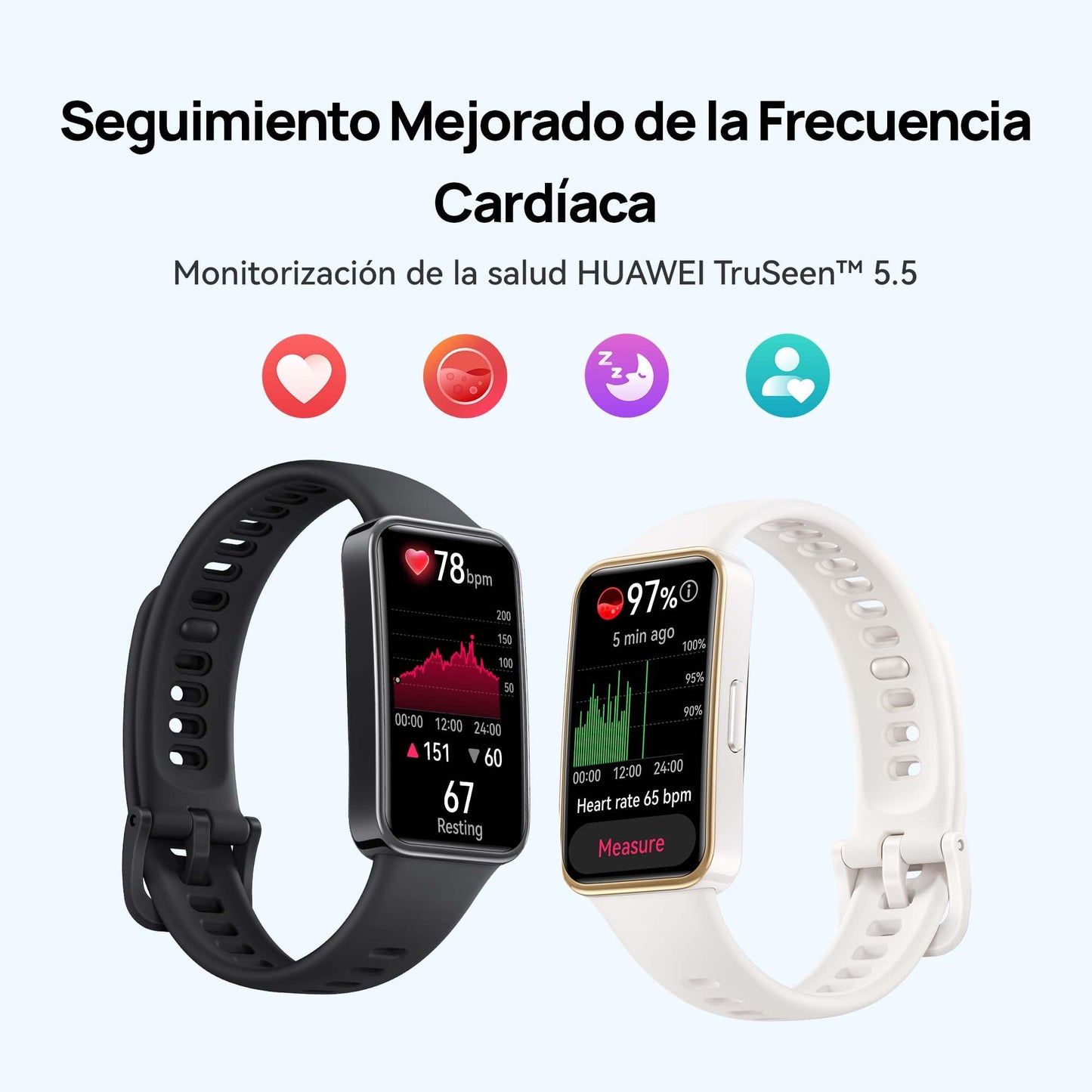 HUAWEI Band 9, 1.47”AMOLED,Larga Duración de 2 semanas, Ajuste de Brillo automático, Mayor precisión de medición,Altamente Compatible,100 Modos de Entrenamiento Diferentes,Negro