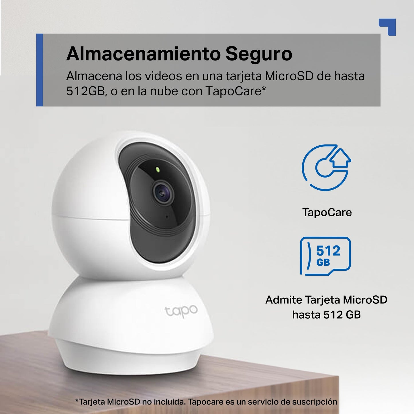 TP-Link TAPO C200 - Cámara IP WiFi 360° Cámara de Vigilancia FHD 1080p,Visión nocturna, Notificaciones en tiempo real, Admite tarjeta SD,Detección de movimiento,Control Remoto,Compatible con Alexa