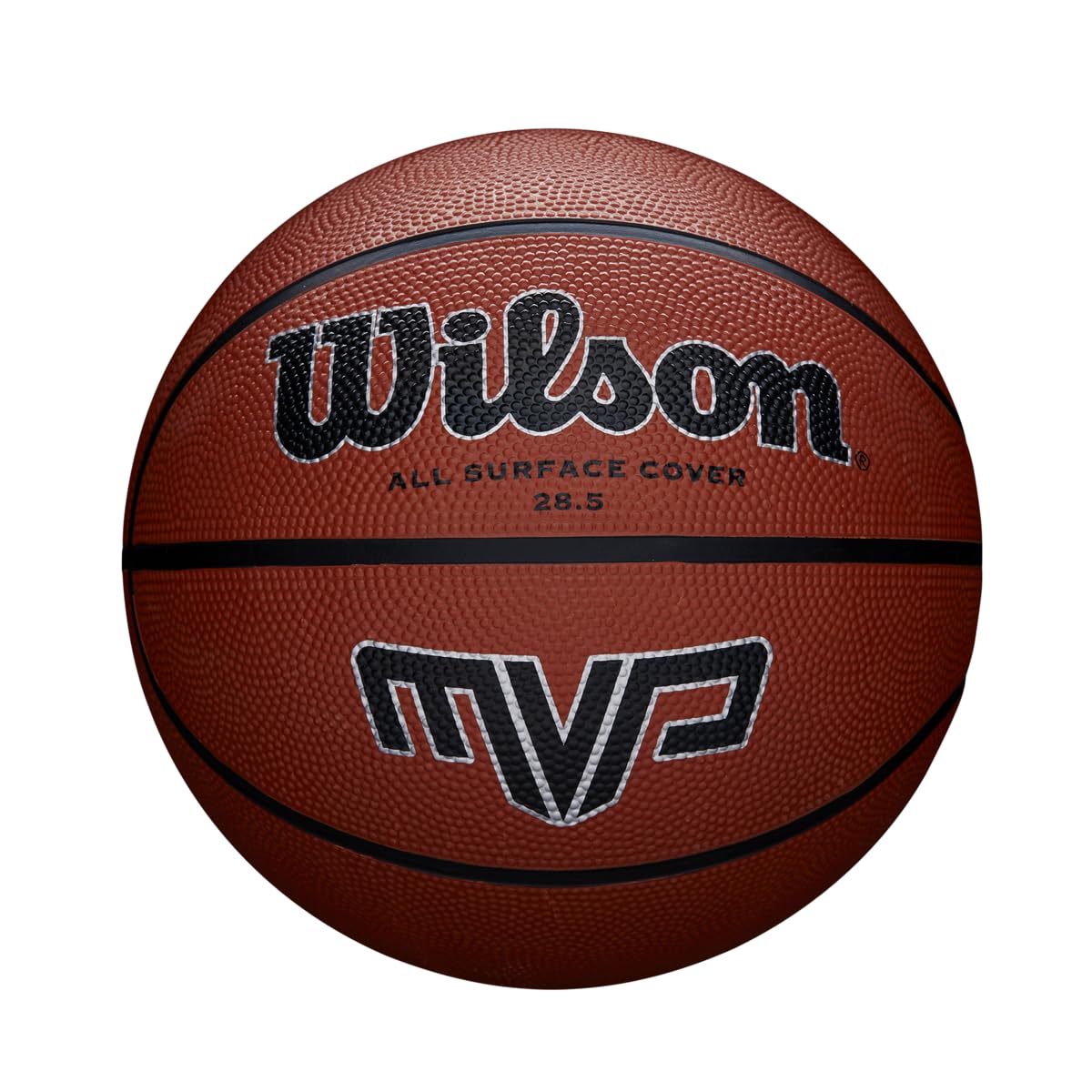 Wilson Wtb1419xb07 Pelota de Baloncesto MVP Caucho Interior y Exterior, Unisex Adulto, Naranja, 7