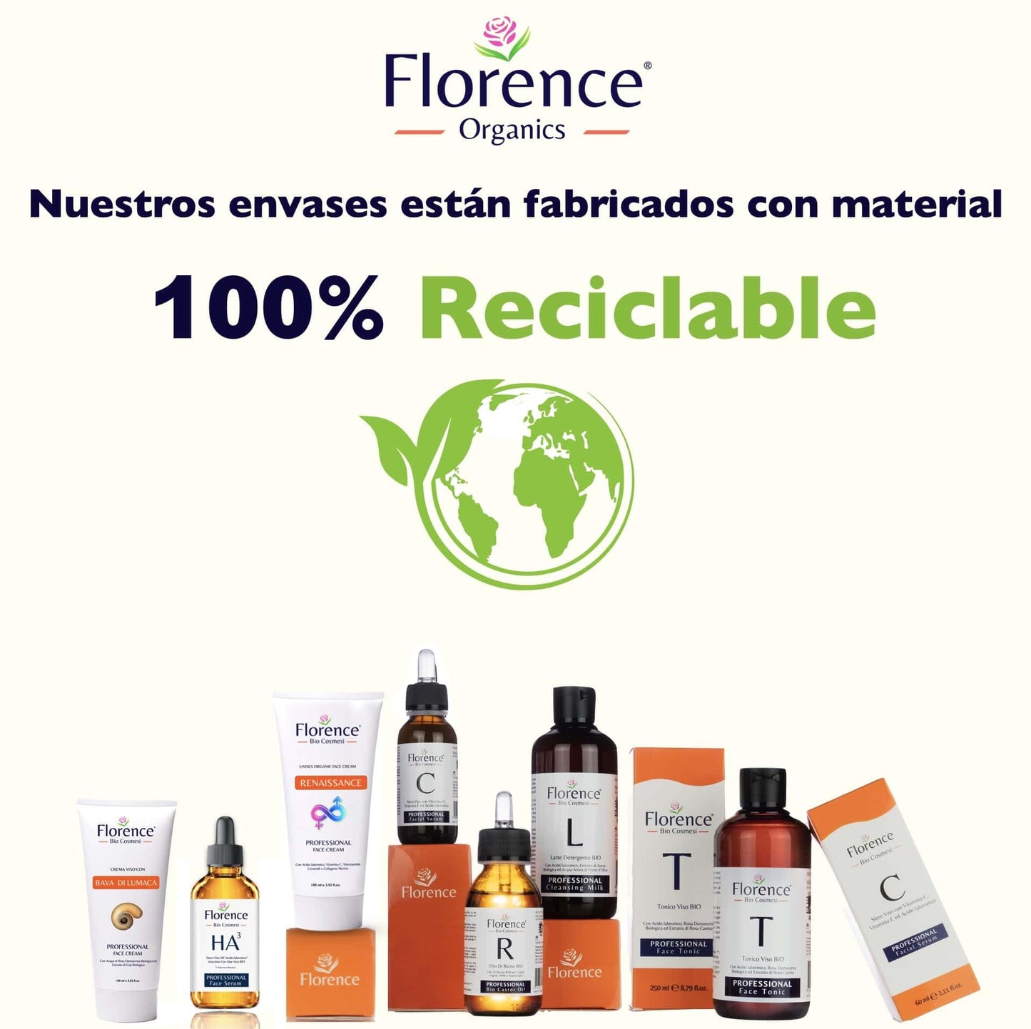 60ml. Bio Sérum Facial con Vitamina C, E y Ácido Hyalurónico. Suero Hidratante, Antiarrugas y Antimanchas para la Cara. Vegano/Organic. Crema Antiedad para Contorno de Ojos y Dermaroller