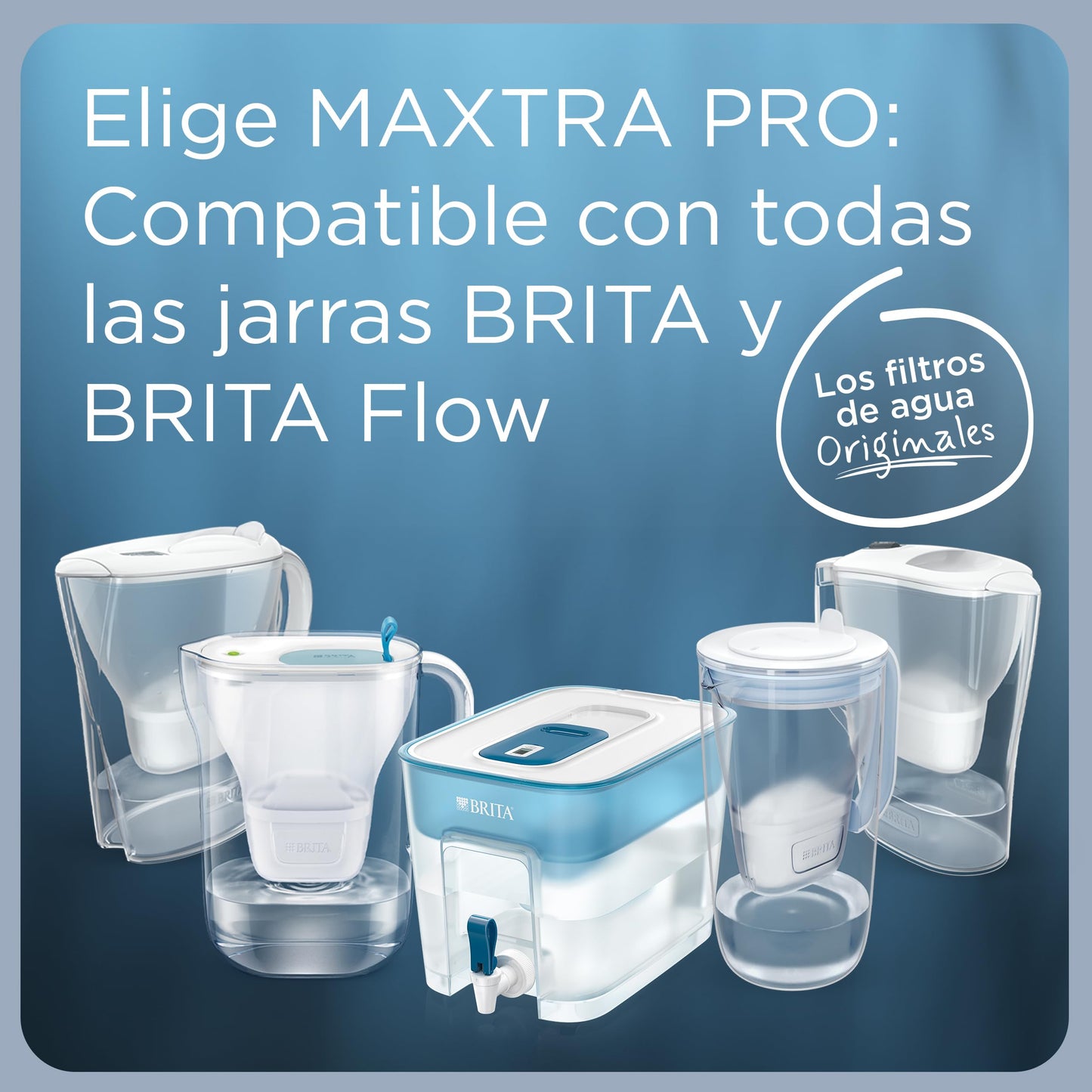 BRITA Cartucho de filtro de agua MAXTRA PRO All-in-1 Ahorro semestral pack 6| Recambio original para las jarras BRITA para agua de sabor puro - filtra micro impurezas como PFAS, cloro, cal y metales