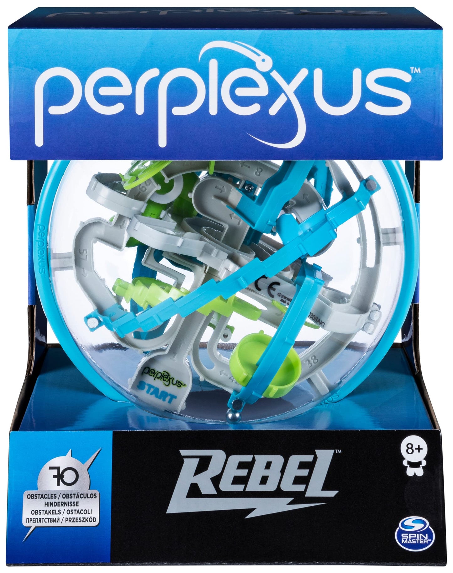 PERPLEXUS - Rompecabezas PERPLEXUS Rebel - Bola Laberinto 3D con 70 Obstáculos - 6053147 - Juguetes Niños 8 años +