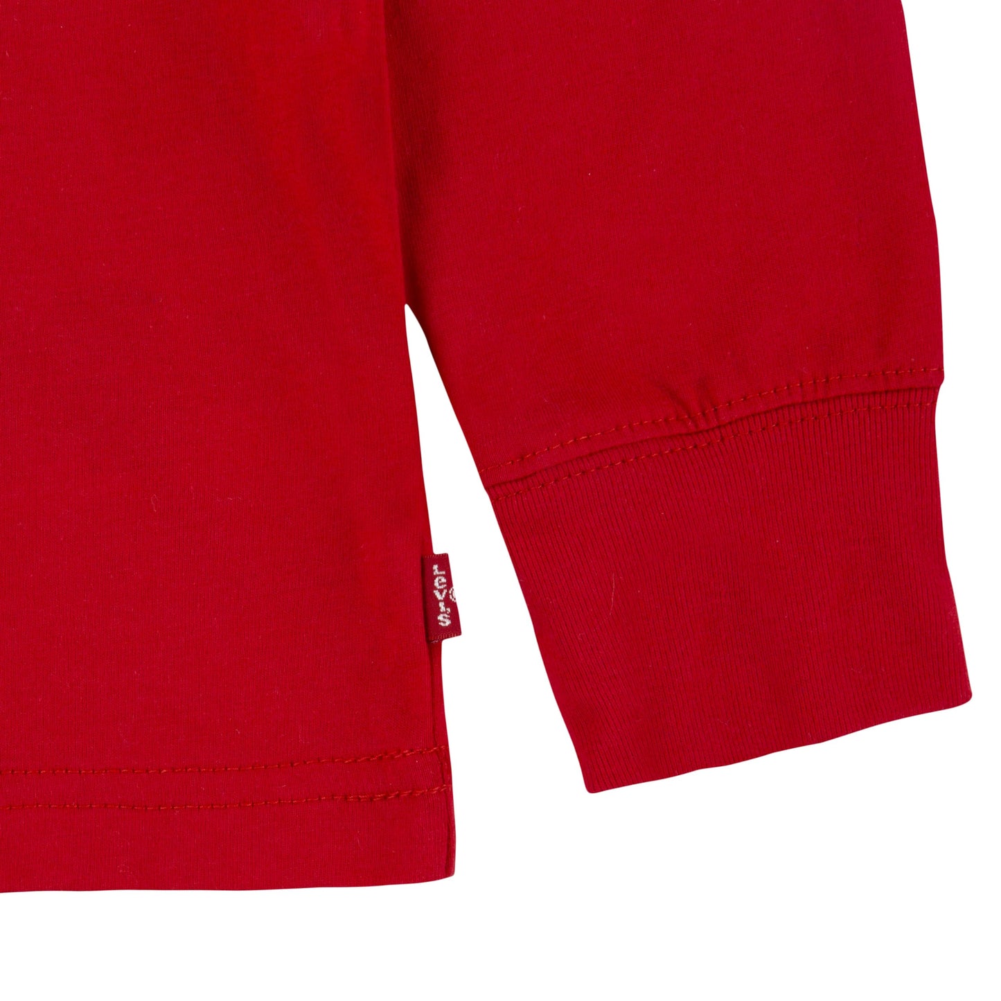 Levi's Lvb L/S Batwing Tee Camiseta, Super Red, 8 años Niños