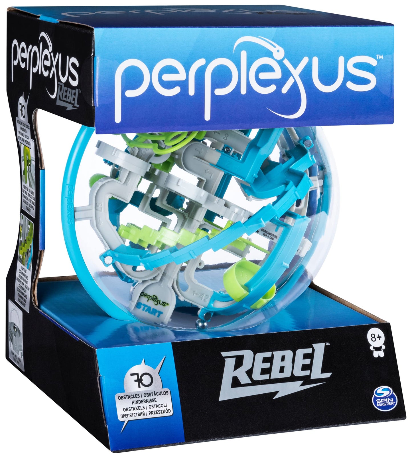 PERPLEXUS - Rompecabezas PERPLEXUS Rebel - Bola Laberinto 3D con 70 Obstáculos - 6053147 - Juguetes Niños 8 años +